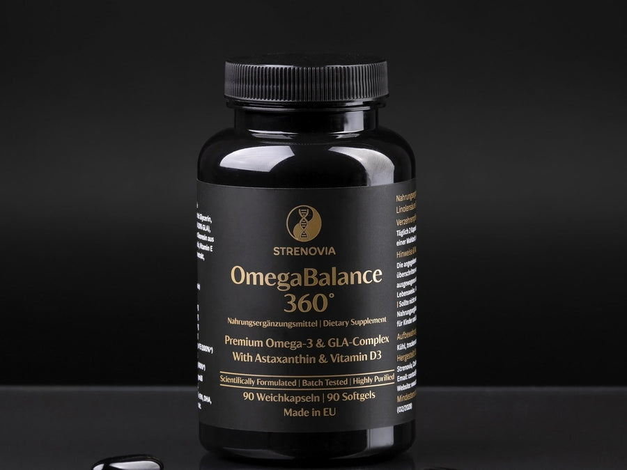 OmegaBalance 360° Dose mit Chargennummer – jede Charge wird unabhängig geprüft